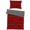 BETTWÄSCHE Makosatin 140/200 cm  - Dunkelrot, KONVENTIONELL, Textil (140/200cm) - Kaeppel