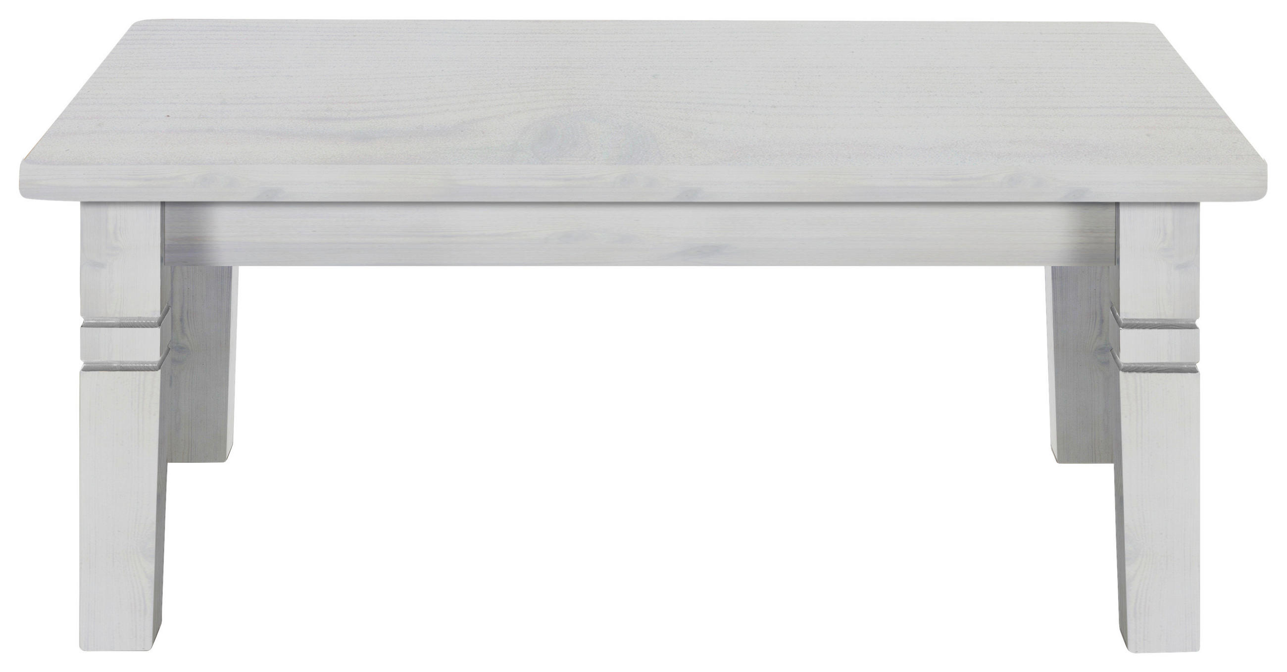 COUCHTISCH Kiefer massiv 120/78/46 cm rechteckig Weiß  - Weiß, ROMANTIK / LANDHAUS, Holz (120/78/46cm) - Boxxx