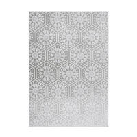 FLACHWEBETEPPICH 160/230 cm Monroe 225 Grau / Blau Blau, Grau  - Blau/Grau, KONVENTIONELL, Kunststoff/Textil (160/230cm)