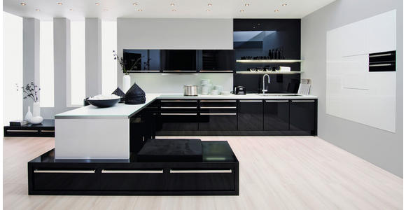 EINBAUKÜCHE - Design, Glas/Holzwerkstoff - Dieter Knoll