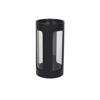 LJUSSTAKE  - svart, Design, metall/glas (15,5/30cm) - Ambia Home