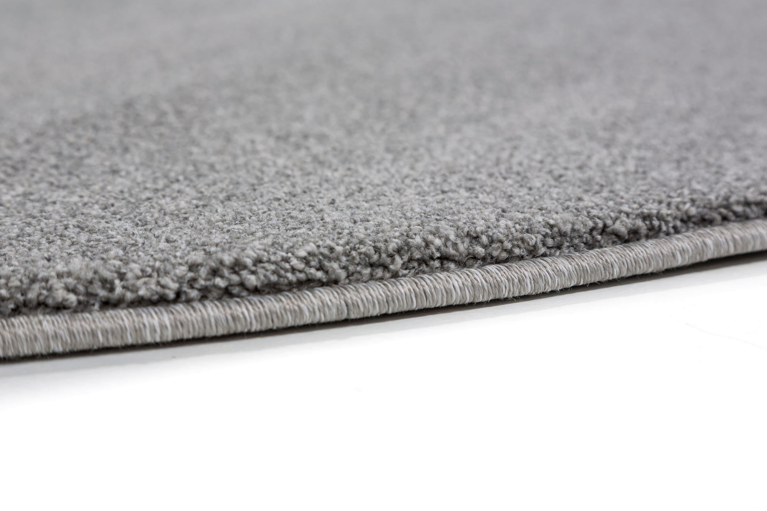 WEBTEPPICH 160/160 cm Pure Silberfarben  - Silberfarben, Basics, Textil (160/160cm) - Novel
