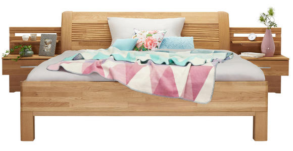 BETTANLAGE 180/200 cm in Eichefarben - Eichefarben, KONVENTIONELL, Holz/Holzwerkstoff (180/200cm) - Dieter Knoll