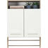 HÄNGESCHRANK 60/87/20 cm - Chromfarben/Eichefarben, Design, Holzwerkstoff/Metall (60/87/20cm) - Xora HÄNGESCHRANK 60/87/20 cm - Chromfarben/Eichefarben, Design, Holzwerkstoff/Metall (60/87/20cm) - Xora