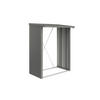 KAMINHOLZREGAL 157/199/102 cm  Metall  - Grau, Design, Metall (157/199/102cm) - Biohort