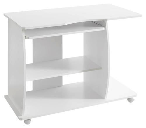 DATORBORD 50/90/71 cm  i vit  - vit, Klassisk, trämaterial/plast (50/90/71cm) - MID.YOU