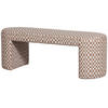 SITZBANK 130/46/46 cm Webstoff Sandfarben  - Sandfarben, Design, Textil (130/46/46cm) - Livetastic