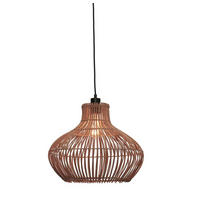 HÄNGELEUCHTE GOOD&MOJO  42/42/35 cm   - Naturfarben, Trend (42/42/35cm) - Good & Mojo