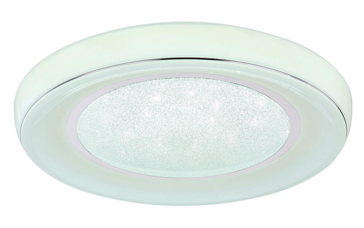 LED-TAKLAMPA 30 W 66/9 cm  - klar/vit, Basics, metall/plast (66/9cm) - Globo