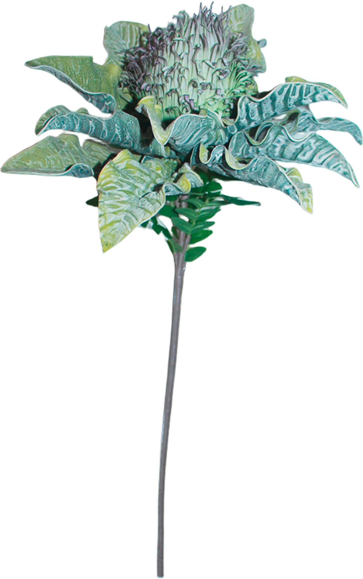 KUNSTBLUME  - Braun/Grün, Basics, Kunststoff/Metall (77cm) - Ambia Home