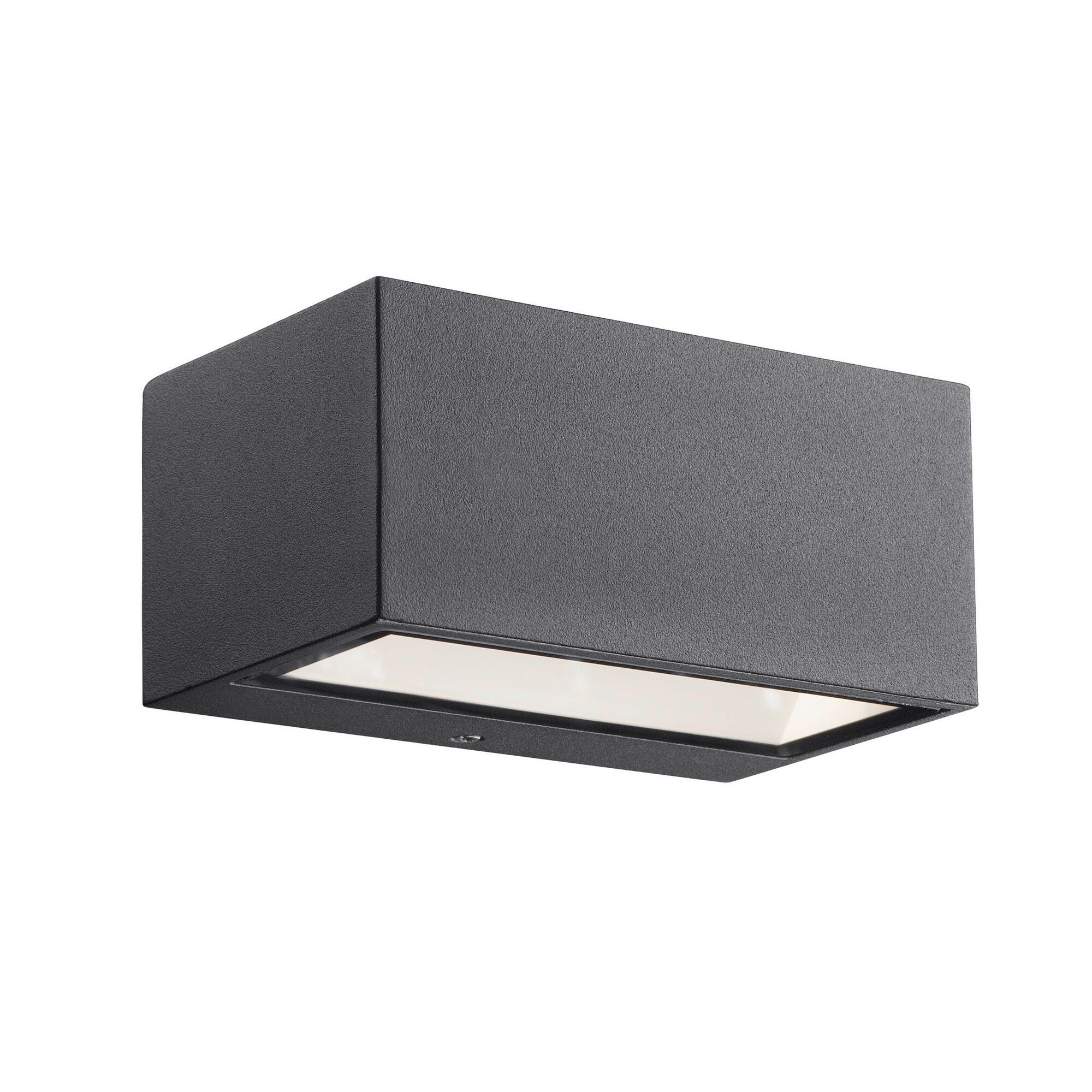 AUßENWANDLEUCHTE 14/6,4/8,85 cm   - Schwarz, Design, Metall (14/6,4/8,85cm) - Nordlux