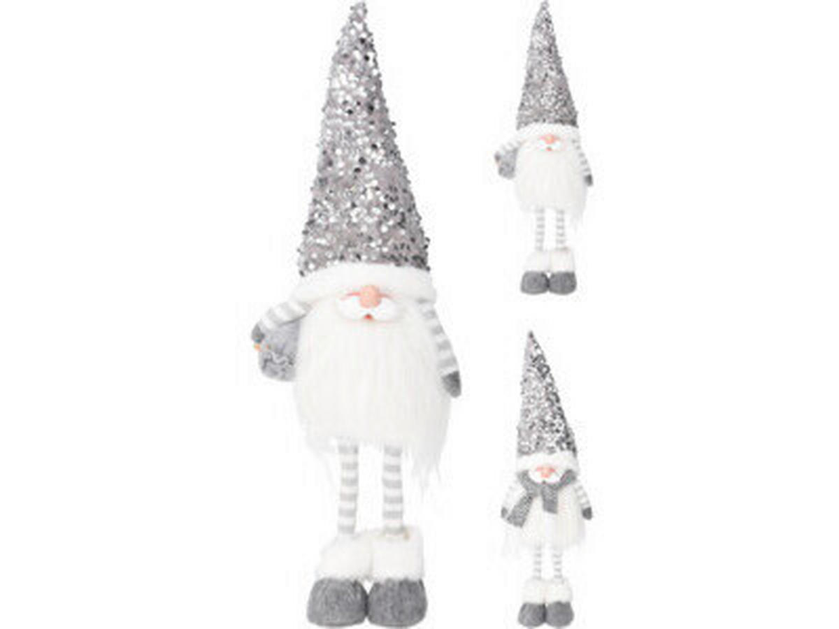 Moș Crăciun Decorativ - Basics, plastic (16/11/51cm)