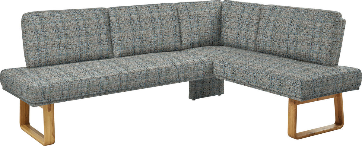 ECKBANK 240/174 cm  in Grau, Eichefarben  - Eichefarben/Grau, Design, Holz/Textil (240/174cm) - Dieter Knoll