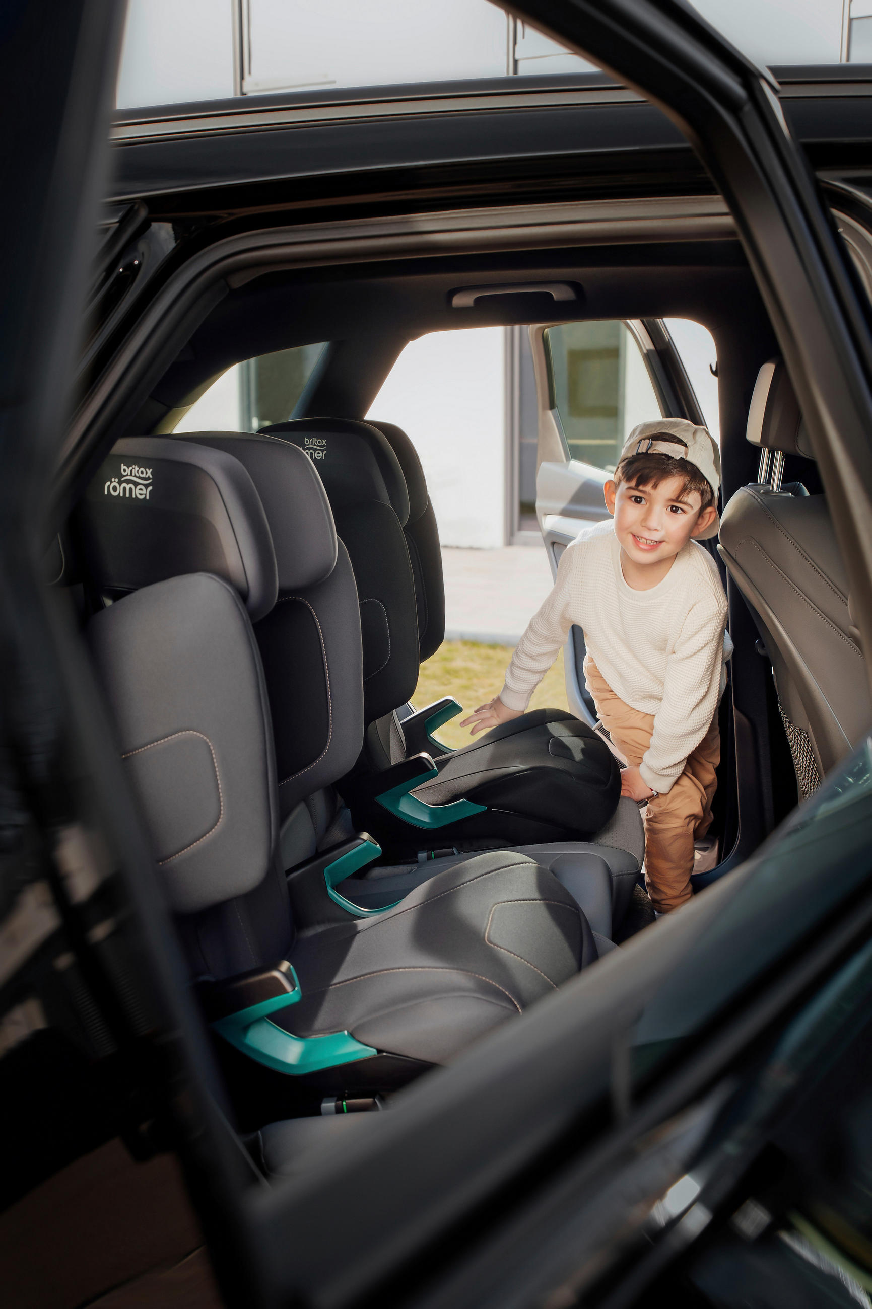 KINDERAUTOSITZ HI-LINER  - Schwarz, Basics, Kunststoff/Textil (44/63-83/42cm) - Britax Römer