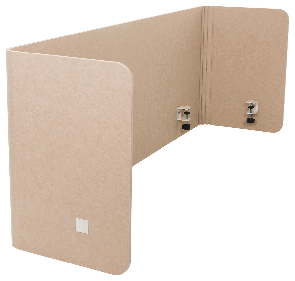 MELLANVÄGG  i metall, plast, textil  beige  - beige, Basics, metall/textil (160/40/2cm) - MID.YOU