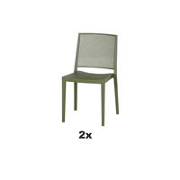 STAPELSTUHL Grün  - Grün, Basics, Kunststoff (46/80/56cm) - Siena Garden