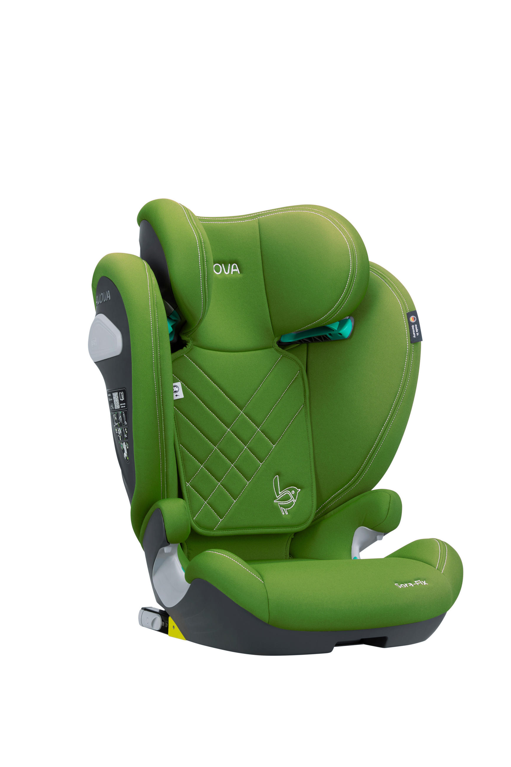 KINDERAUTOSITZ Sora Fix  - Hellgrün, Basics, Kunststoff/Textil (52/41,5/63 - 83cm) - AVOVA