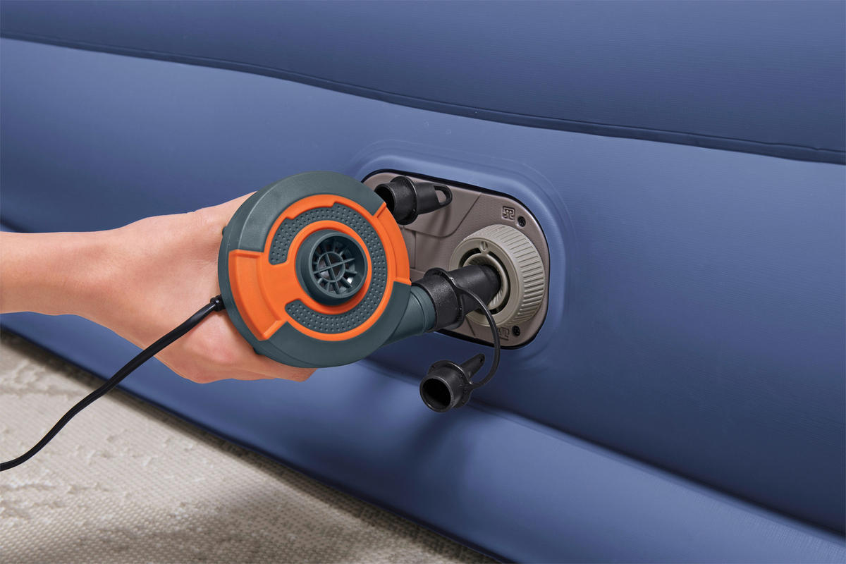 LUFTBETT TRITECH AIR 67628 Hellgrau, Dunkelblau  - Hellgrau/Dunkelblau, KONVENTIONELL, Kunststoff (191/97/46cm) - Bestway