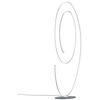 LED-STEHLEUCHTE 50/22/175 cm    - Weiß/Nickelfarben, Design, Kunststoff/Metall (50/22/175cm) - Cinque