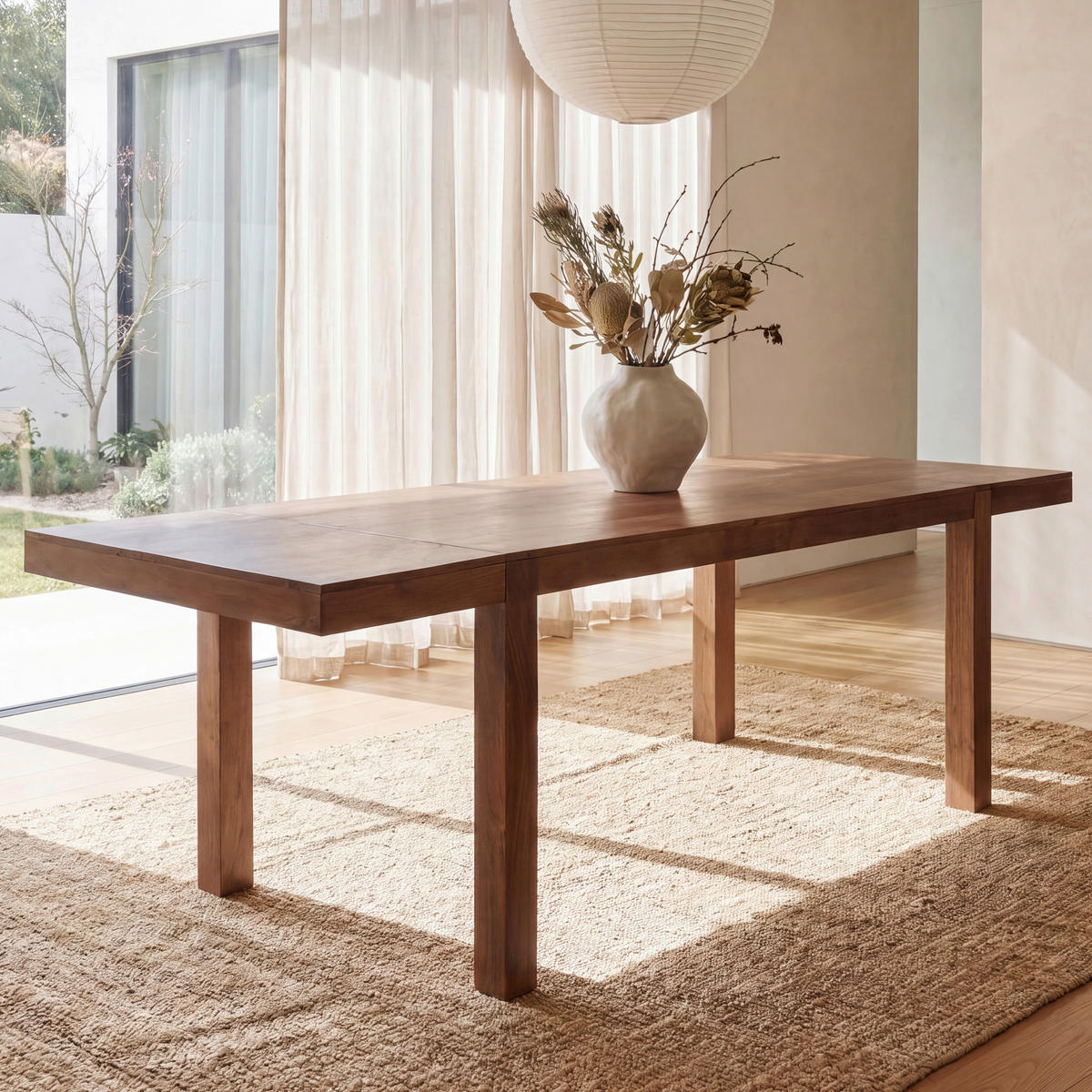 ESSTISCH Echtholz  Holz rechteckig Braun  - Braun, Design, Holz (160/76/80cm) - Livetastic