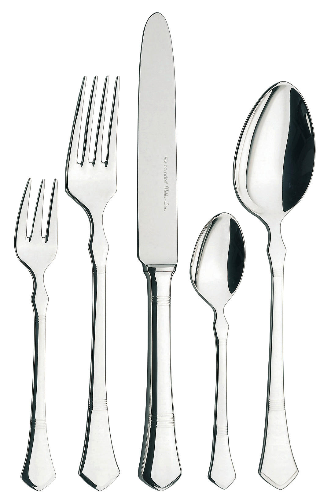 BESTECKSET 30-teilig Chrom-Nickel-Molybdän Stahl  - Silberfarben, Basics, Metall (40/5,5/40cm) - Berndorf