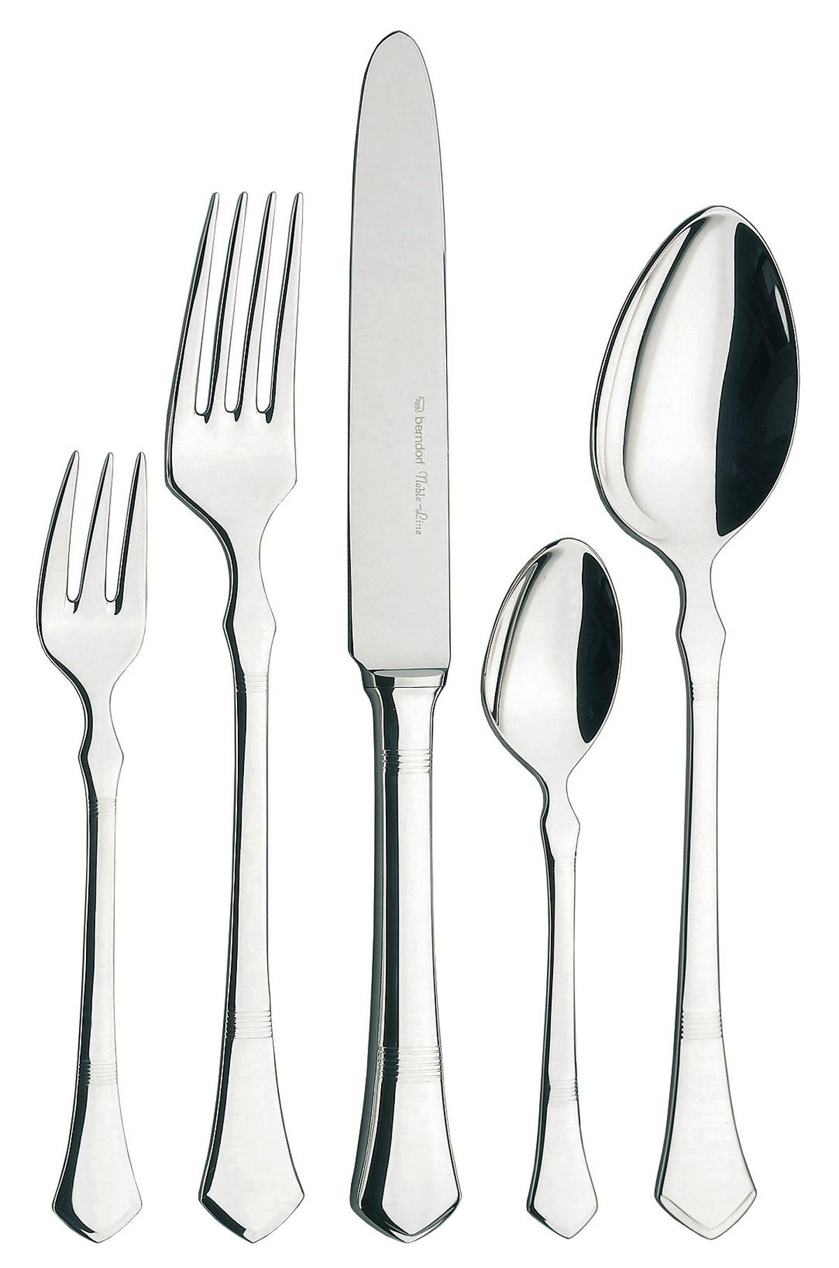 BESTECKSET 30-teilig Chrom-Nickel-Molybdän Stahl  - Silberfarben, Basics, Metall (40/5,5/40cm) - Berndorf