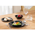 TAFELSERVICE 16-teilig  - Schwarz, Basics, Glas - Boxxx