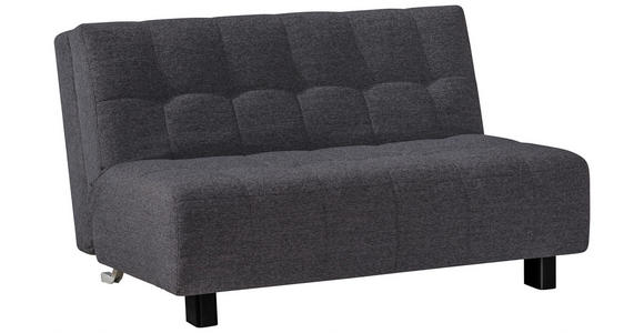 SCHLAFSOFA Juice in Grau  - Schwarz/Grau, Design, Textil/Metall (145/92/102cm) - Novel