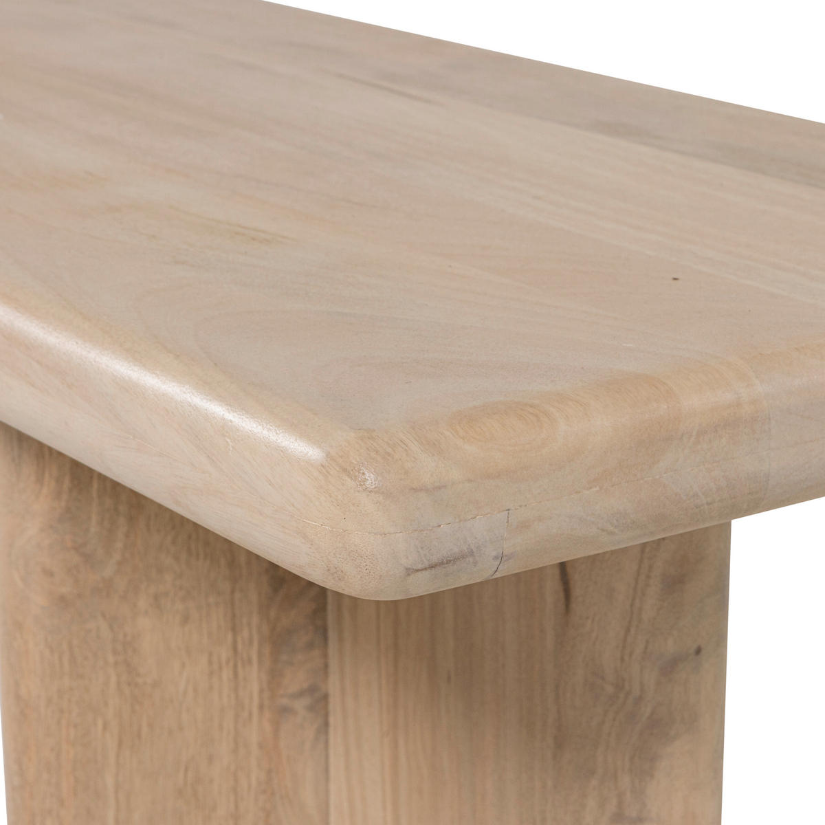 SITZBANK 220/47/45 cm Naturfarben Mangoholz massiv  - Naturfarben, MODERN, Holz (220/47/45cm) - Livetastic