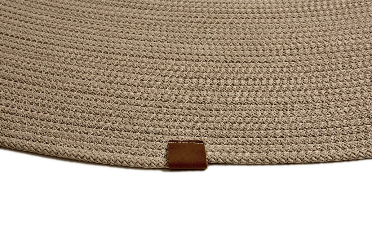 WEBTEPPICH 120 cm Paris Beige rund  - Beige, Basics, Textil (120cm) - Astra