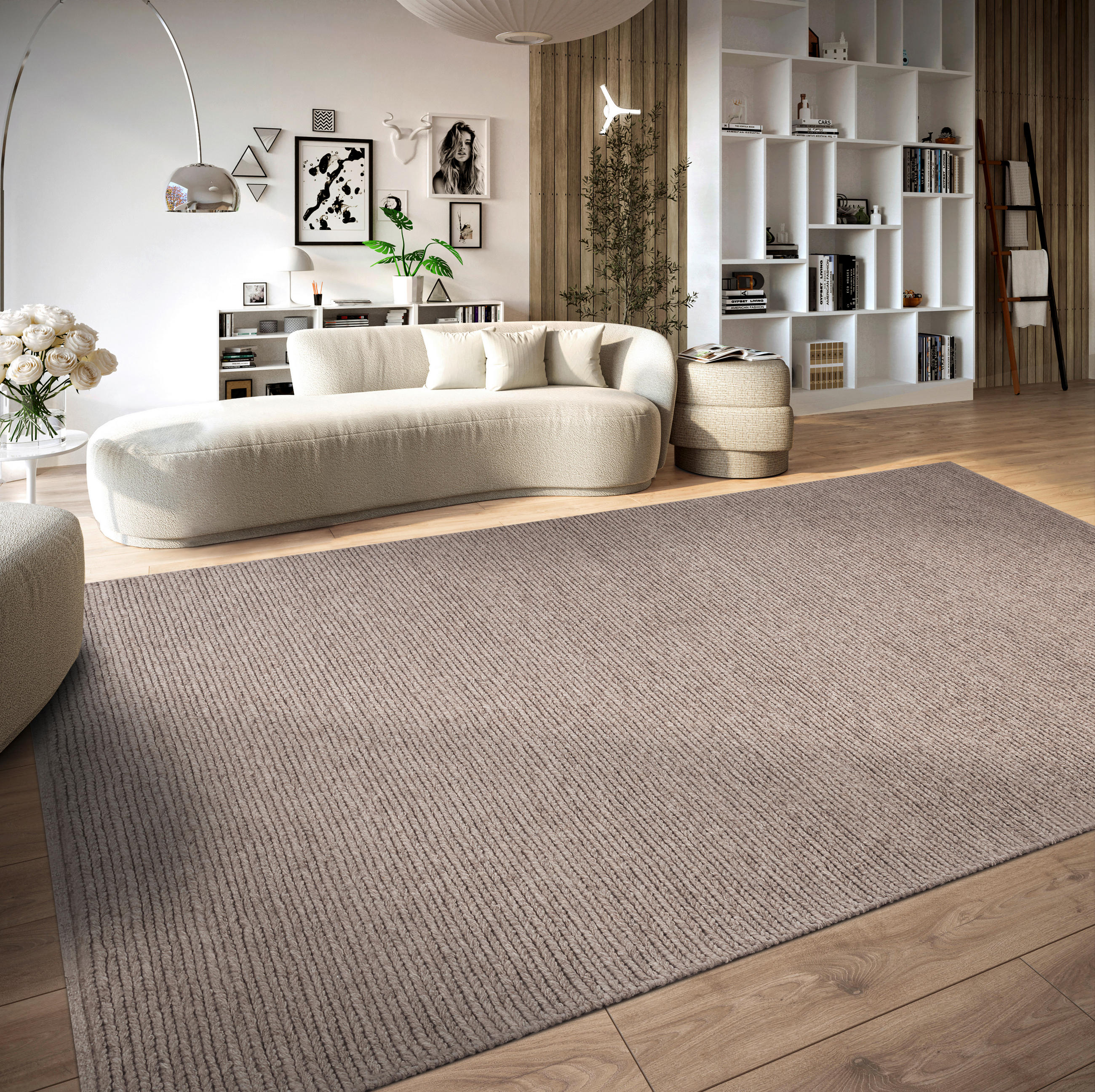 HANDWEBTEPPICH 60/90 cm Kollektion 1748 Cappuccino  - Cappuccino, Basics, Textil (60/90cm) - Villeroy & Boch