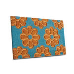 KOKOSMATTE 45/75 cm Mix Mats  - Hellbraun/Hellblau, Basics, Naturmaterialien/Kunststoff (45/75cm) - Esposa