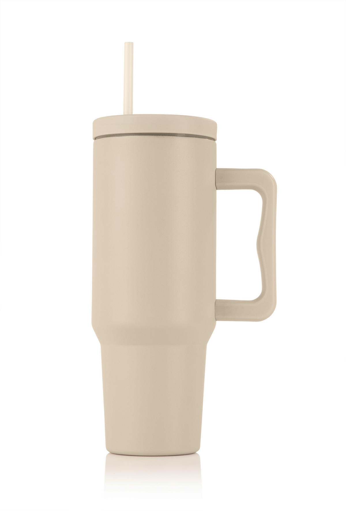 THERMOBECHER GOURMETMAXX 1,2 L  - Beige, Basics, Kunststoff/Metall (15,5/11/27cm)