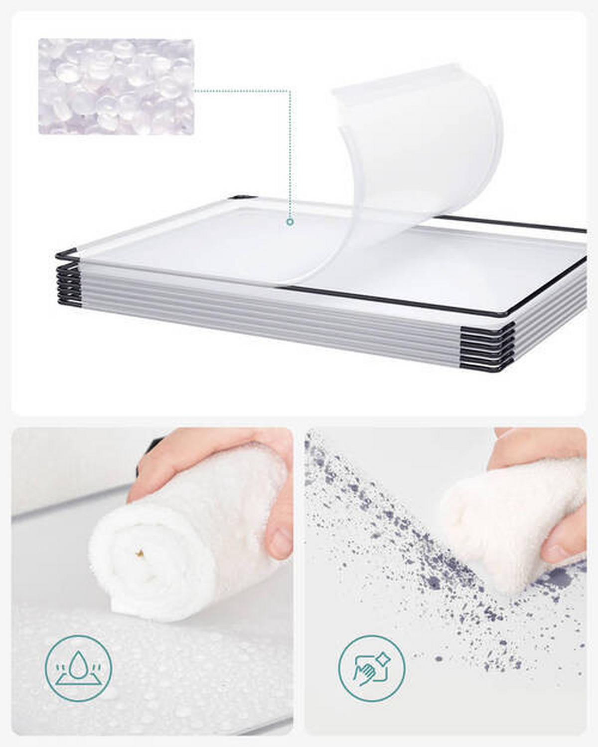 REGALKOMBINATION - Weiß, Basics, Kunststoff/Metall (16x30/30/31cm) - Boxxx