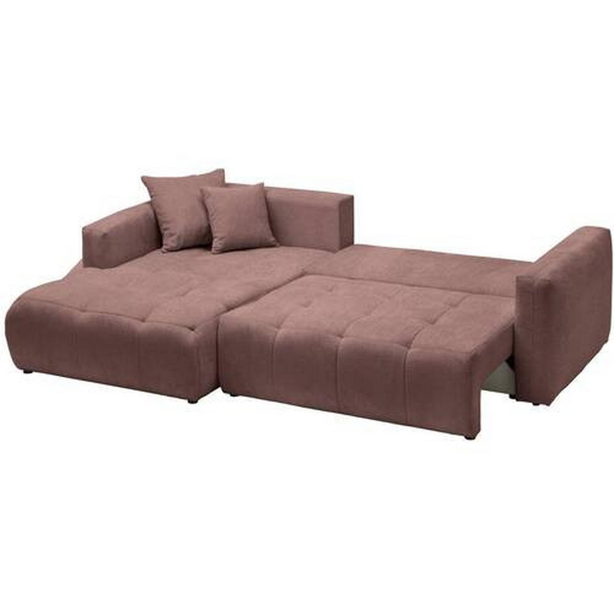 ROHOVÁ SEDAČKA, textil, hnědá - černá/hnědá, Moderní, textil/plast (172/276cm) - Hom`in