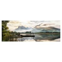 GLASBILD Landschaft & Natur 125/50 cm  - Multicolor, Basics, Glas (125/50cm) - Monee