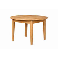 ESSTISCH 115/76/115 cm Echtholz  Holz oval Naturfarben  - Naturfarben, MODERN, Holz (115/76/115cm) - Livetastic