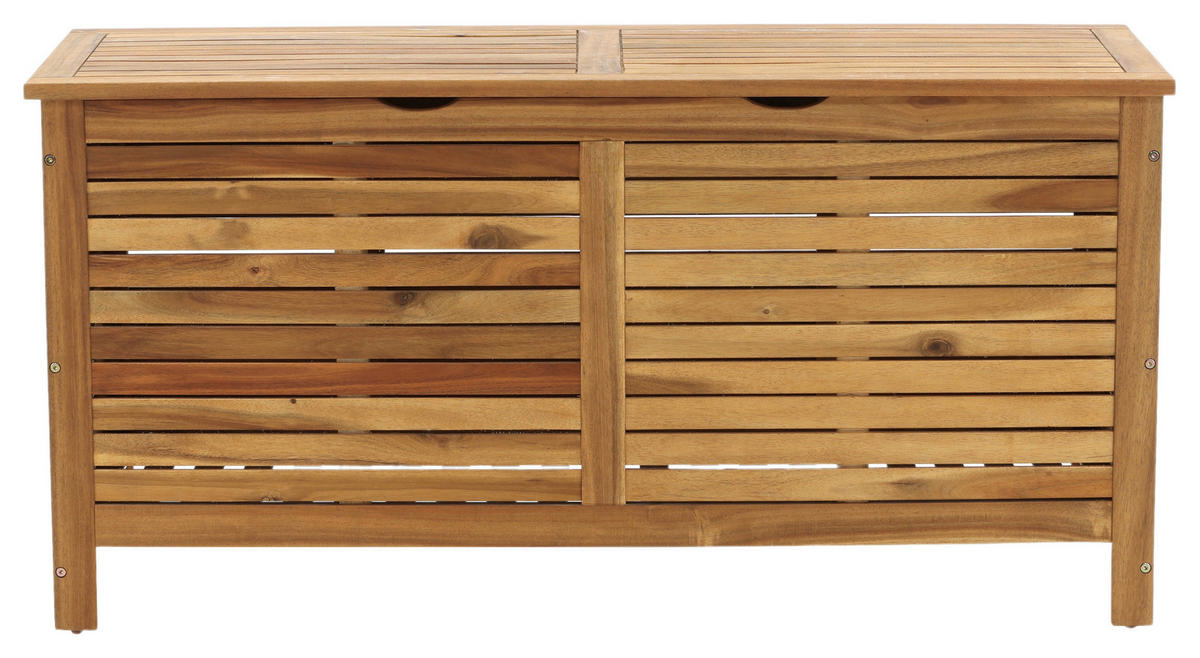 KISSENBOX 130/64.5/48 cm  - Akaziefarben, KONVENTIONELL, Holz (130/64.5/48cm) - Gardenson