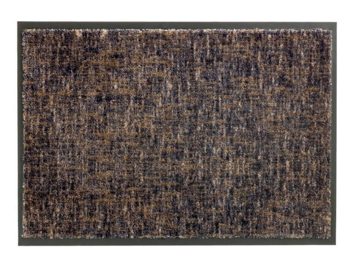 FUSSMATTE - Taupe/Anthrazit, Konventionell, Kunststoff/Textil (67/150cm) - Schöner Wohnen Teppi