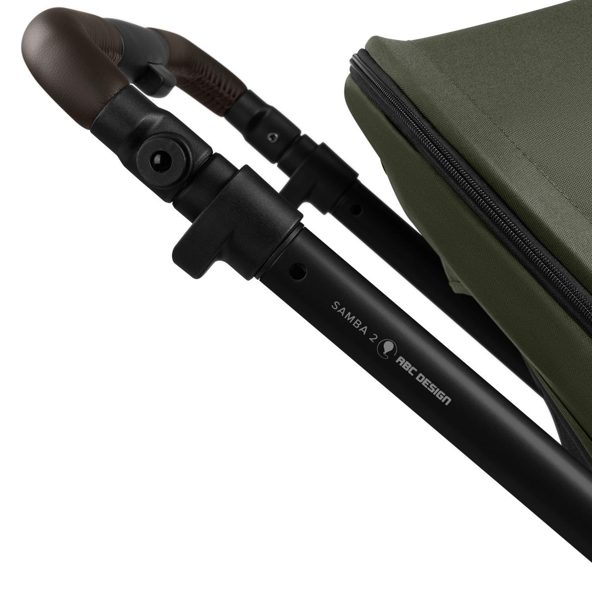 KINDERWAGEN  Samba 2  Avocado  - Schwarz/Olivgrün, Basics, Metall (60/108/88cm) - ABC Design