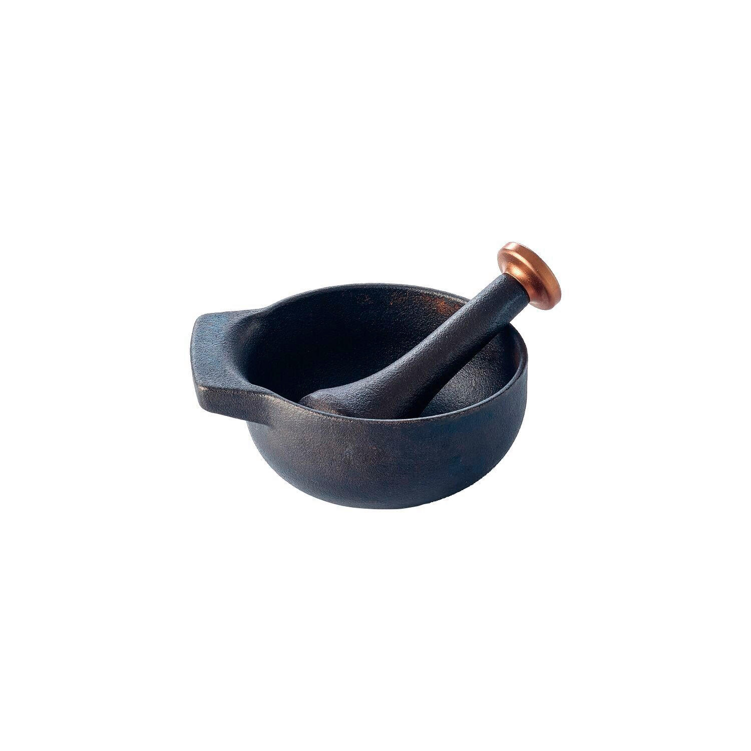 MÖRSERSET    - Schwarz, Basics, Metall (11cm)