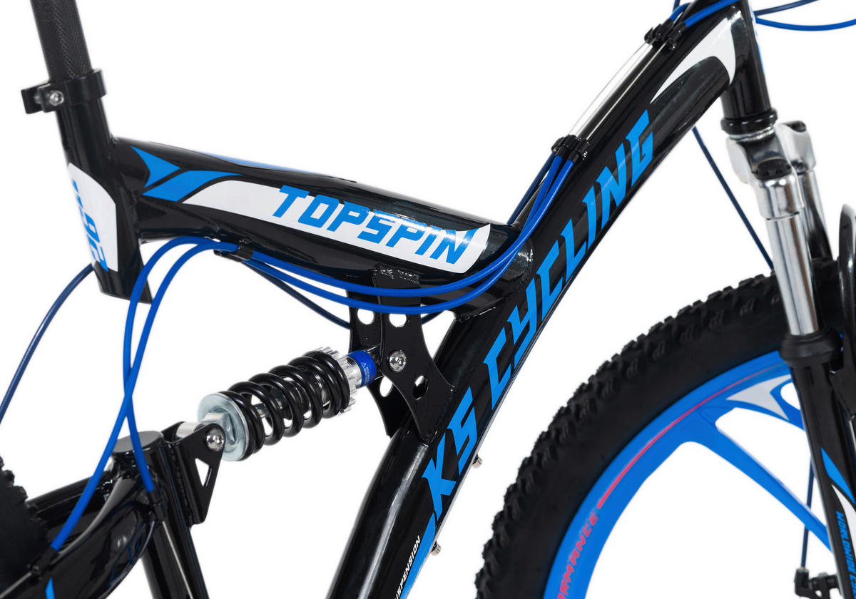 MOUNTAINBIKE 26 Zoll  - Blau/Schwarz, Basics, Metall (180/70/100cm) - Atrigo