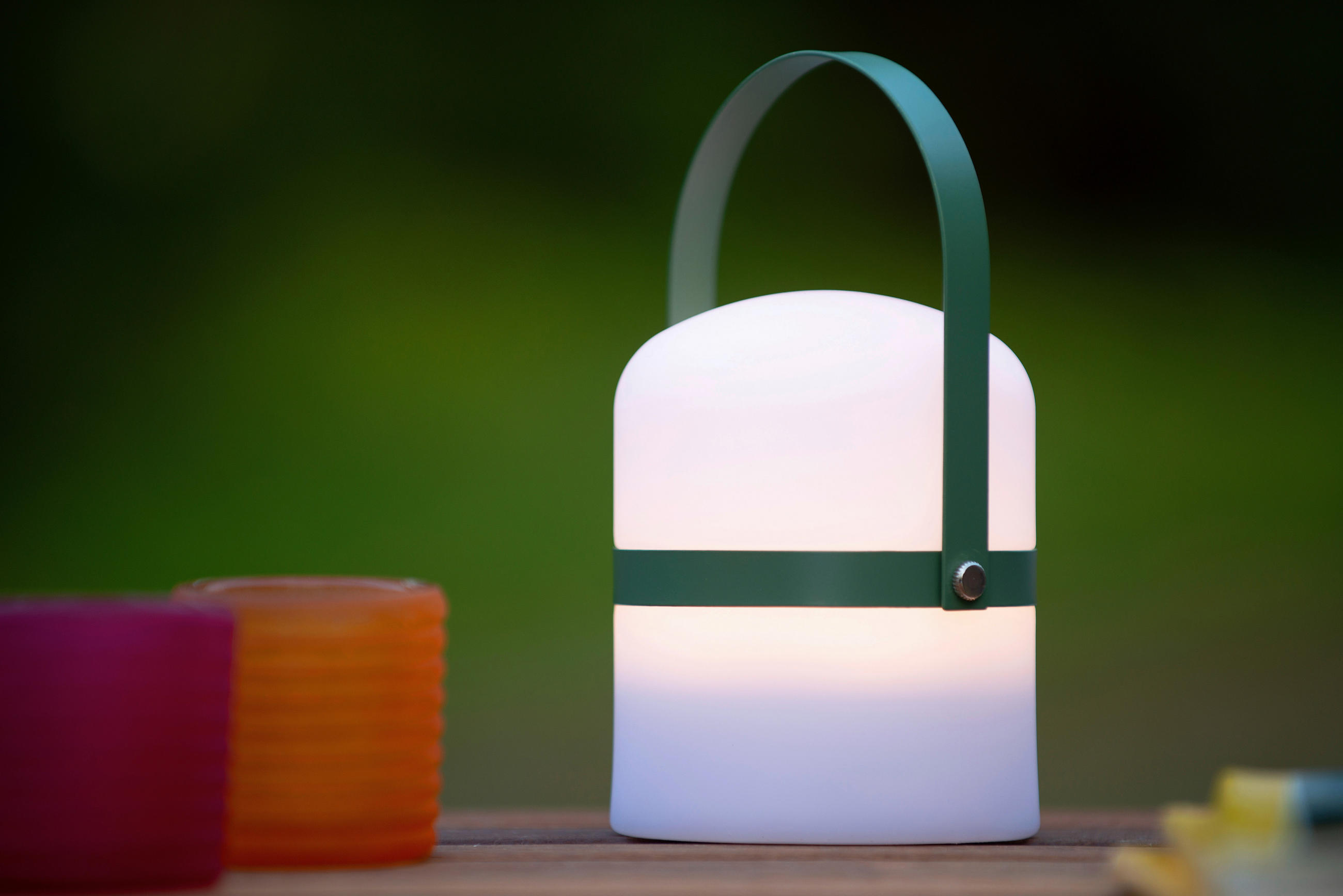LED-AUßENLEUCHTE Little Joe 10/18.5 cm   - Weiß/Grün, Basics, Kunststoff (10/18.5cm) - Lucide