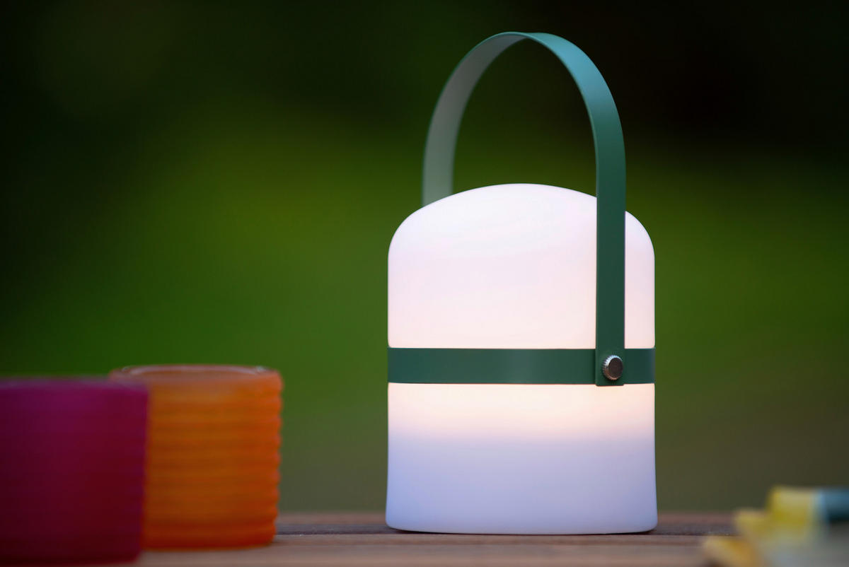 LED-AUßENLEUCHTE Little Joe 10/18.5 cm   - Weiß/Grün, Basics, Kunststoff (10/18.5cm) - Lucide