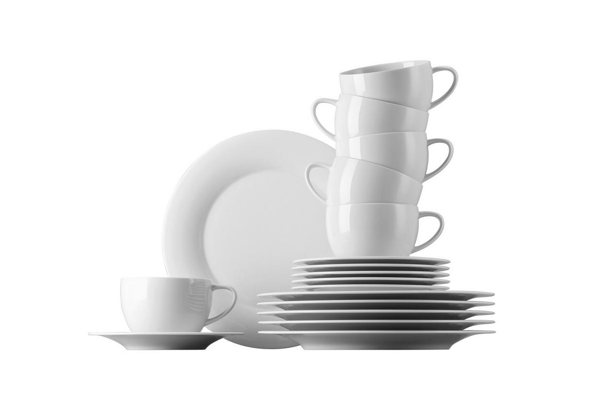 KOMBISERVICE Weiß Yono Novo 30-teilig 6 Personen  - Weiß, Basics, Keramik (40/40/30cm) - Rosenthal