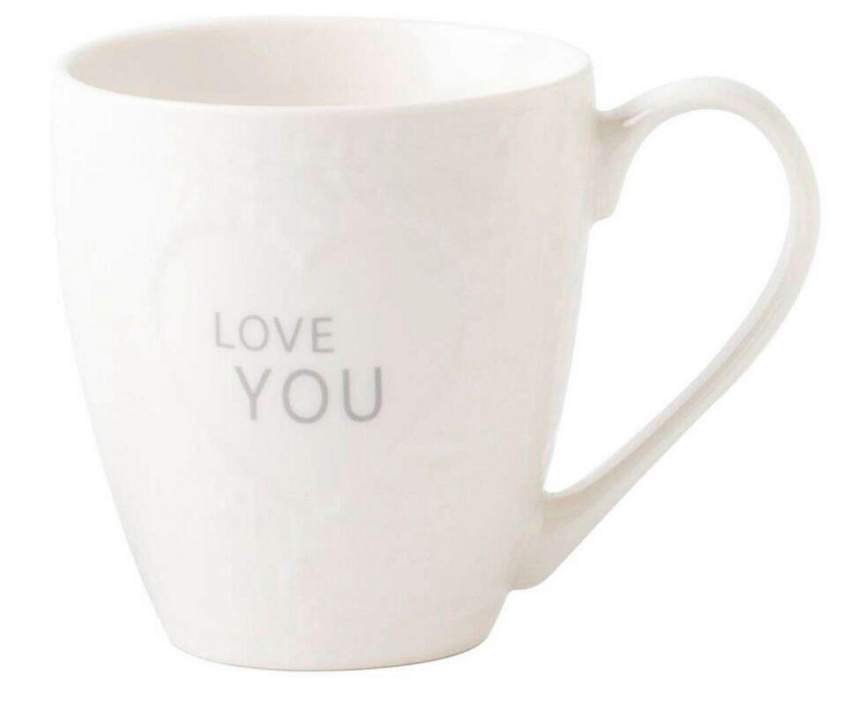 ŠOLJA ZA KAFU    530 ml      - bela, Trendi, keramika - Landscape