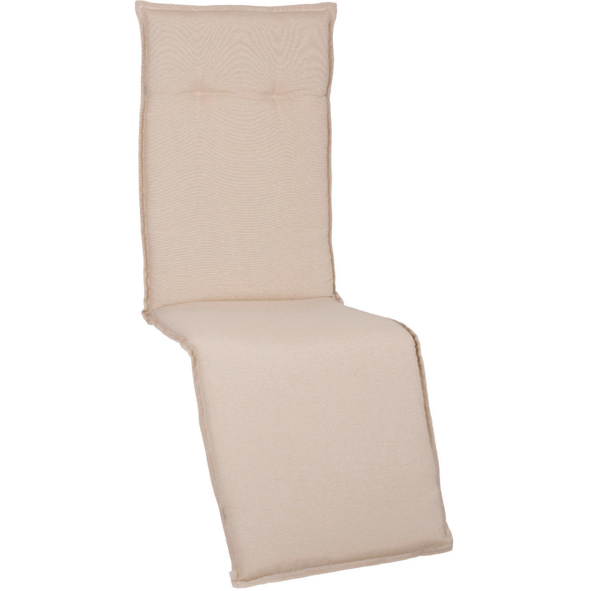 RELAXSESSELAUFLAGE in Beige Uni  - Beige, Basics, Textil (170/46/8cm) - Gardenson