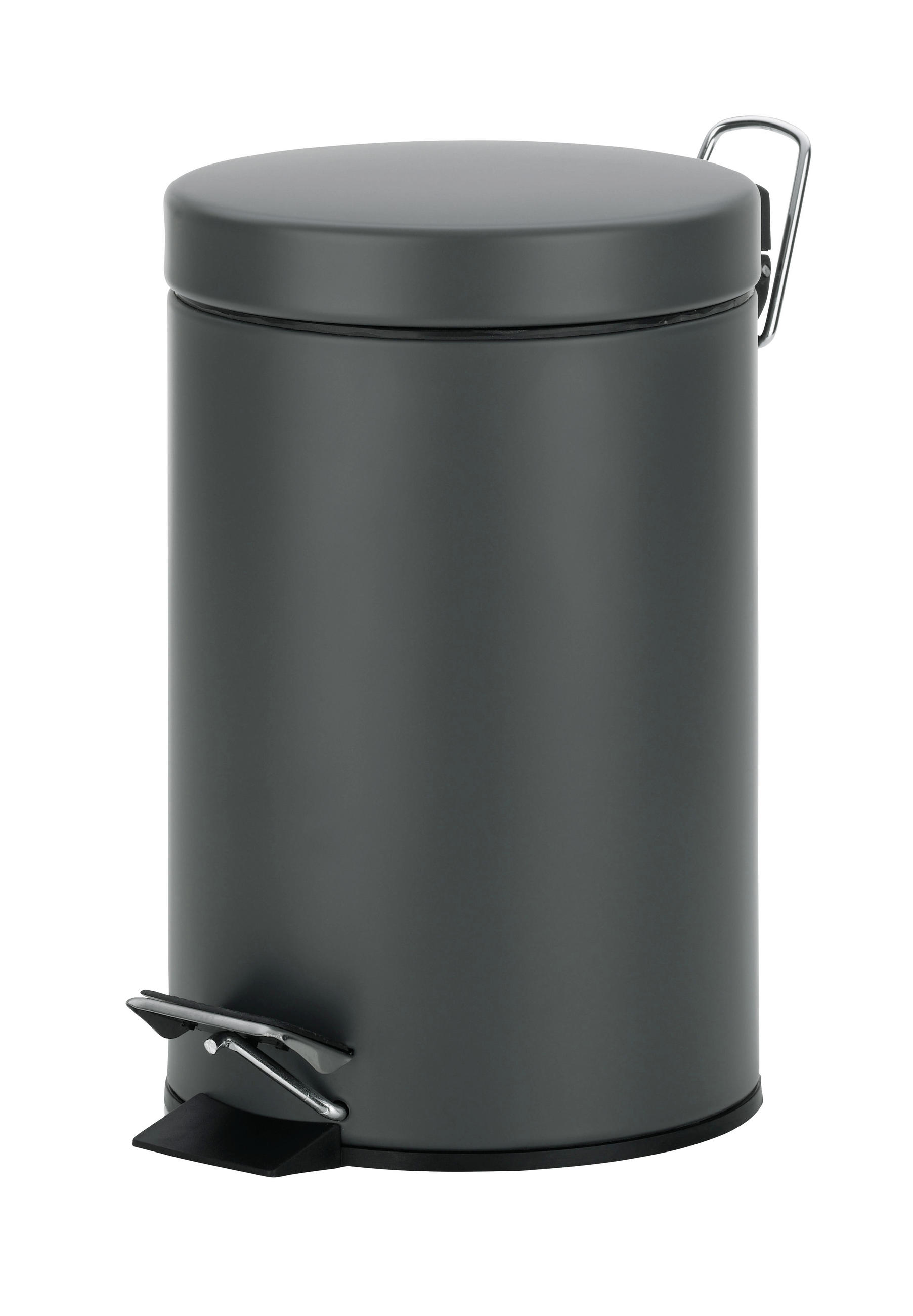 KOSMETIKEIMER 3 L - Dunkelgrau/Schwarz, Basics, Kunststoff/Metall (17/26cm) - Kela