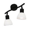 LED-STRAHLER 9,6/25/13 cm   - Klar/Schwarz, Basics, Glas/Metall (9,6/25/13cm) - Novel