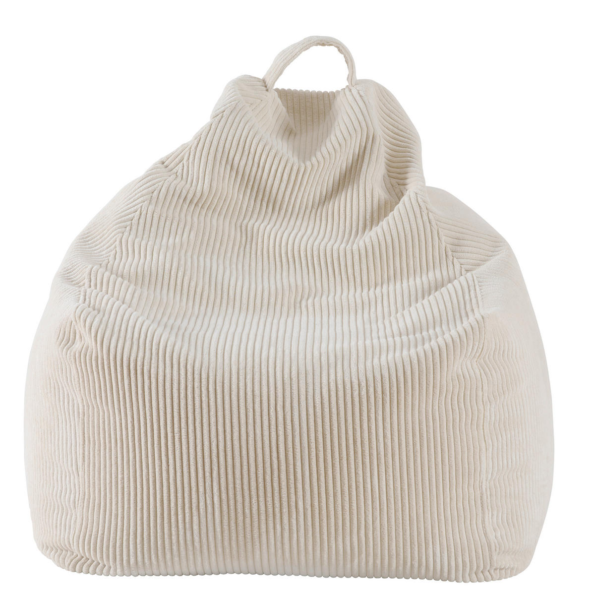 SITZSACK Cord 190 L  - Beige, Trend, Textil (80/85/80cm) - Livetastic